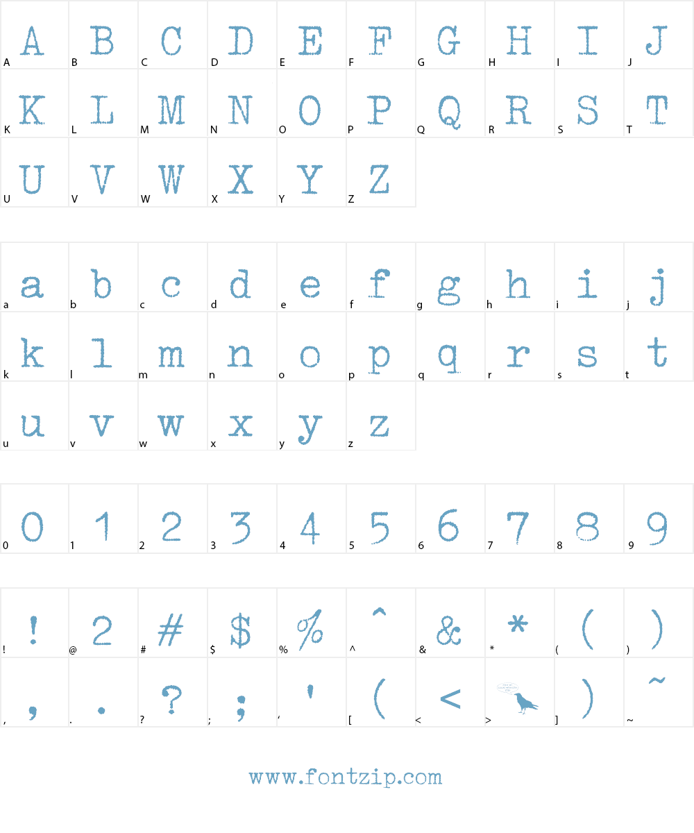 1952 RHEINMETALL Font Character